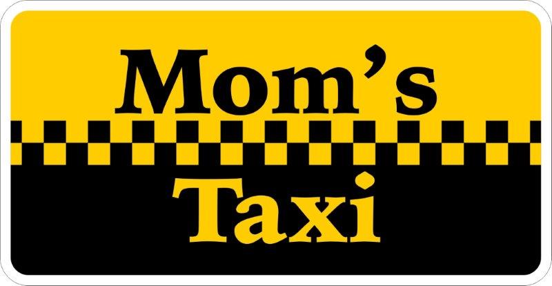 Mom's Taxi Decal
