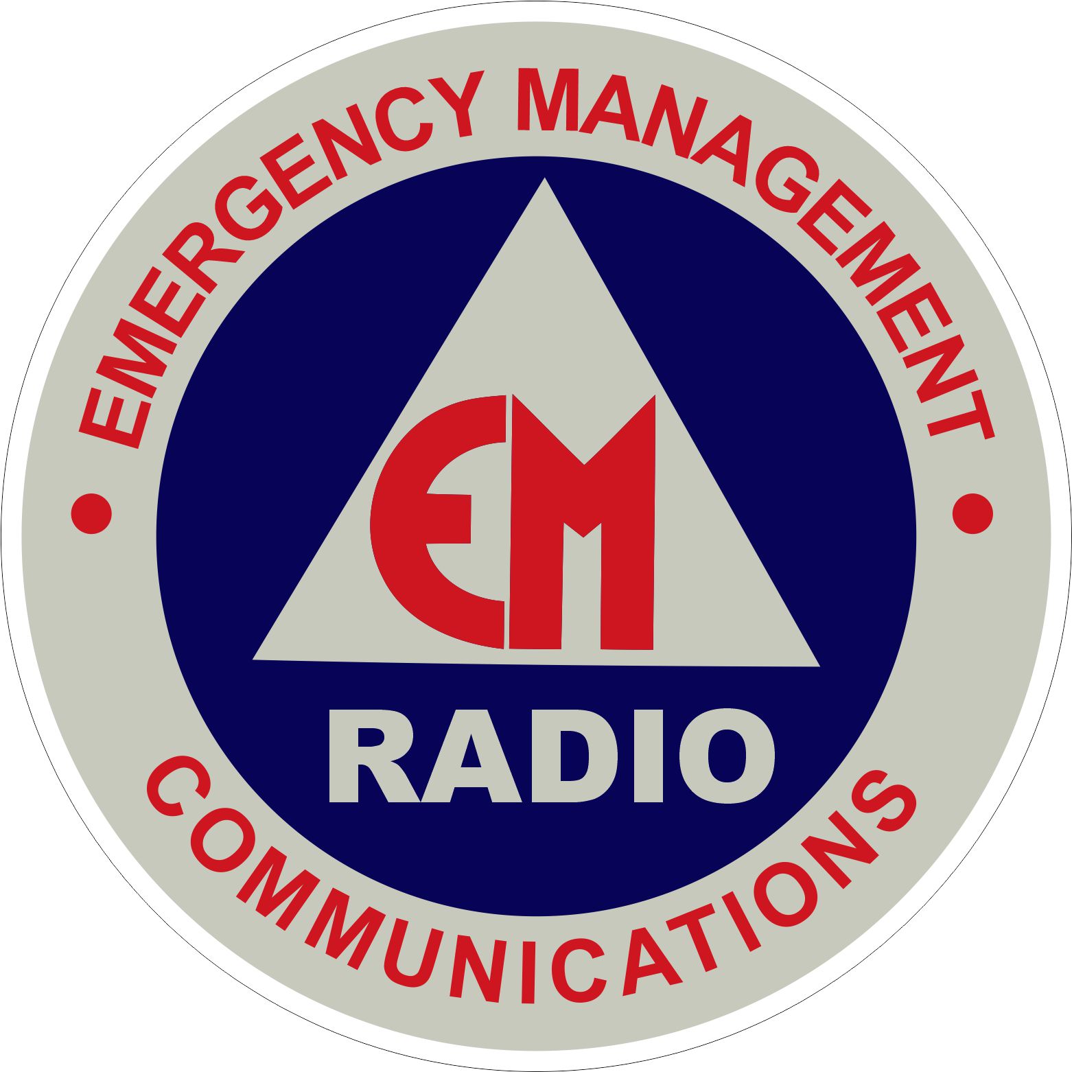 EMCR Emergency Management Communications Decal
