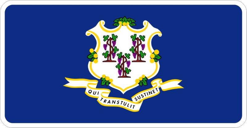 Connecticut Flag Decal
