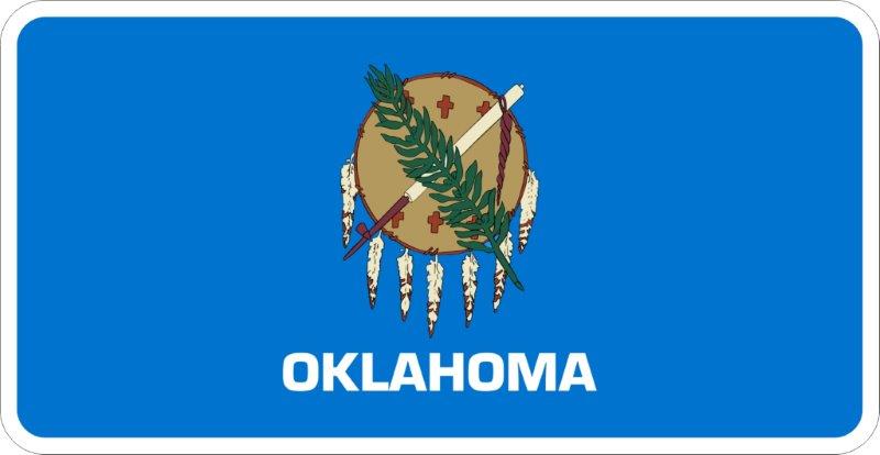 Oklahoma Flag Decal