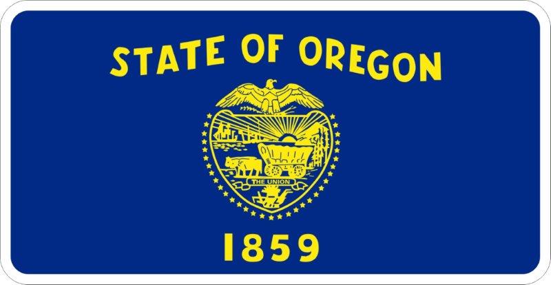 Oregon Flag Decal