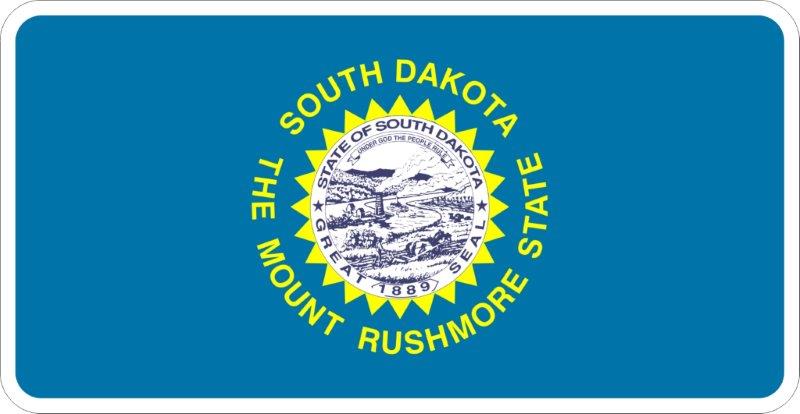 South Dakota Flag Decal