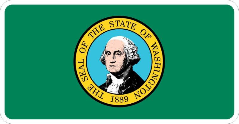 Washington Flag Decal