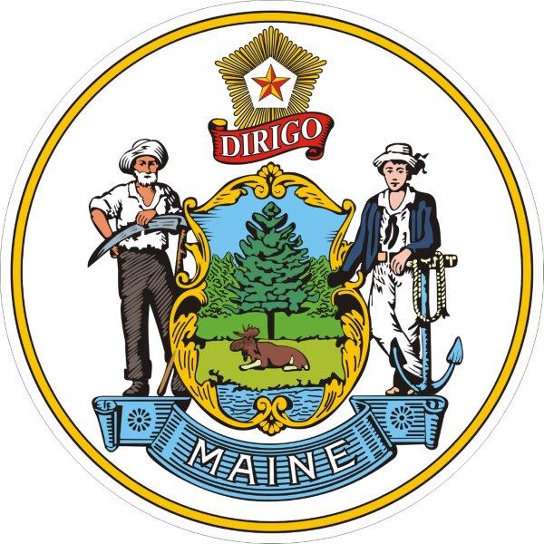 Maine Seal Decal