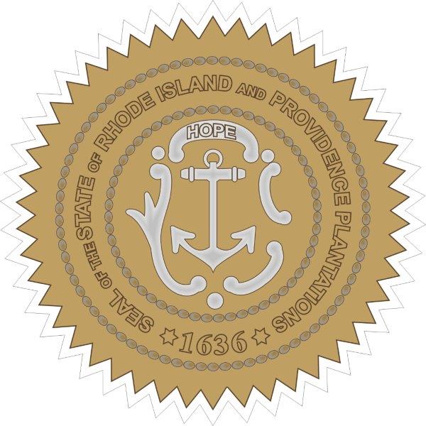 Rhode Island Seal Decal