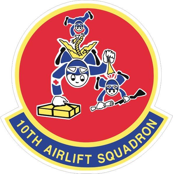 10th Airlift Squad Decal