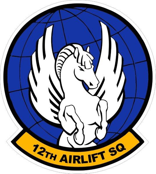 12th Airlift Squad Decal