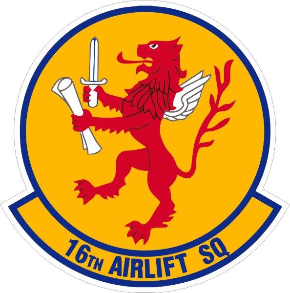 16th Airlift Squad Decal