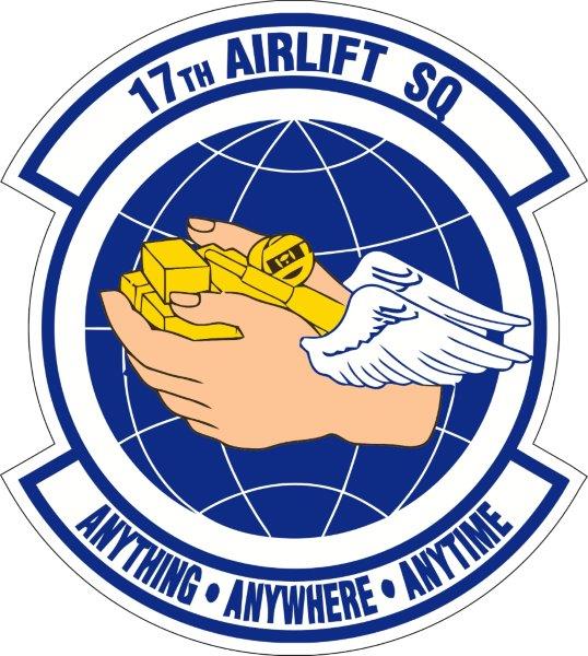 17th Airlift Squad Decal