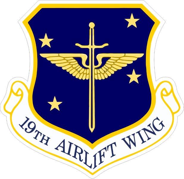 19th Airlift Wing Decal