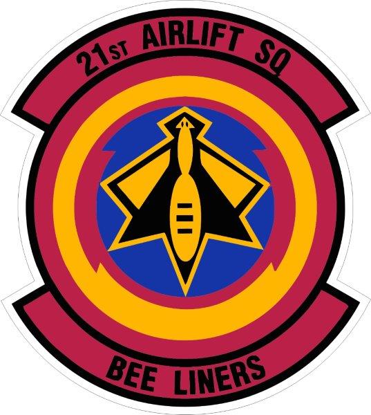 21st Airlift Squad Decal