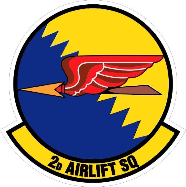 2d Airlift Squad Decal