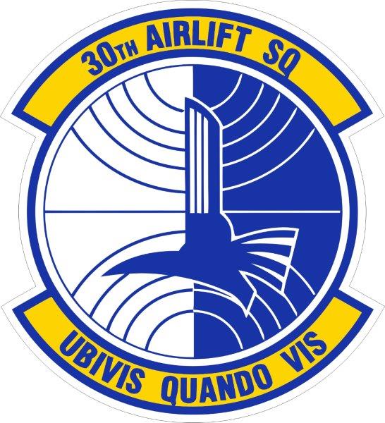 30th Airlift Squad Decal