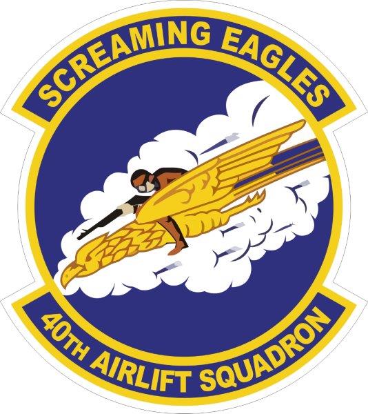 40th Airlift Squad Decal
