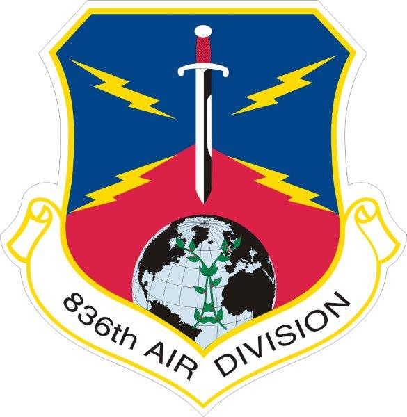 836th Air Division Decal