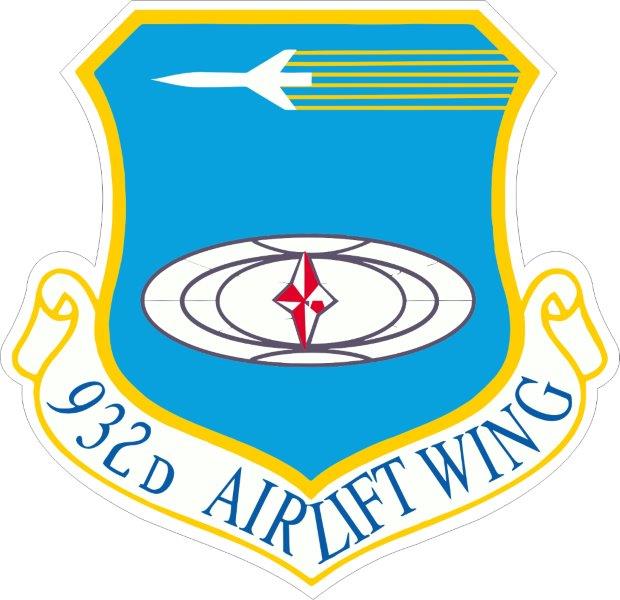 932d Airlift Wing Decal