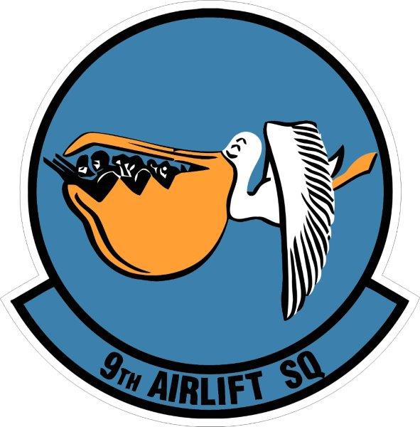 9th Airlift Squad Decal