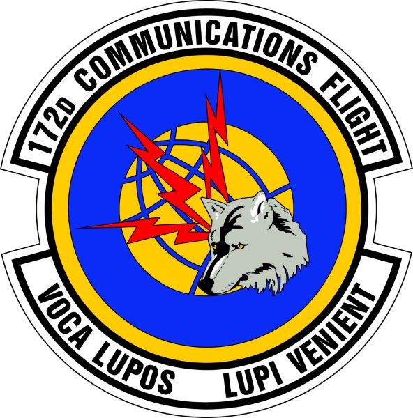 172nd Communications Flight Emblem Decal