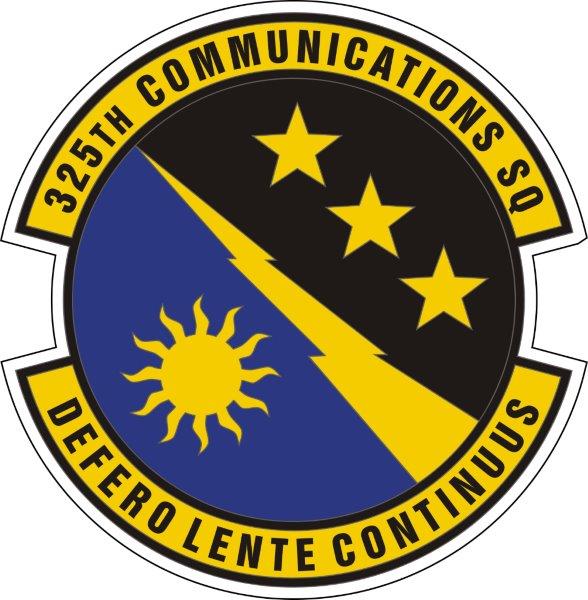 325th Communications Squad Emblem Decal