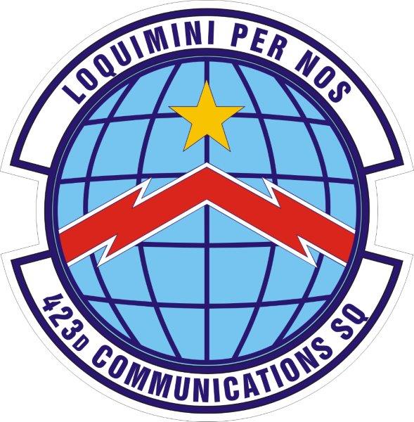 423rd Communications Squad Emblem Decal