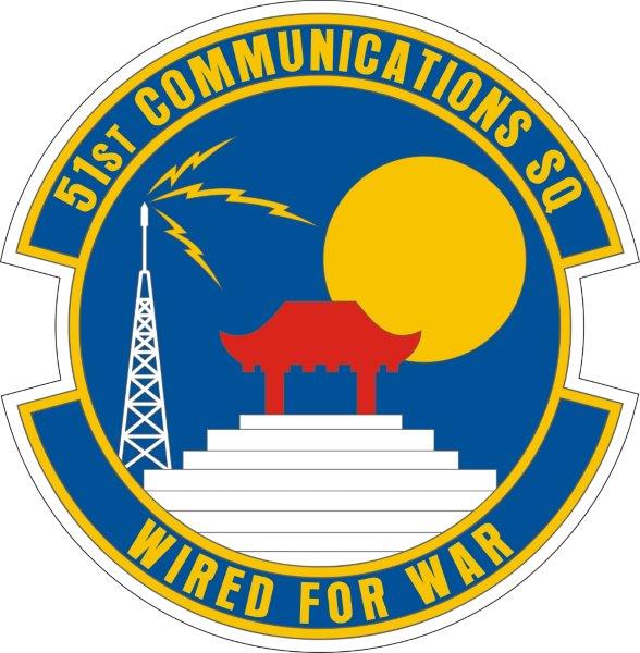51st Communications Squad Emblem Decal