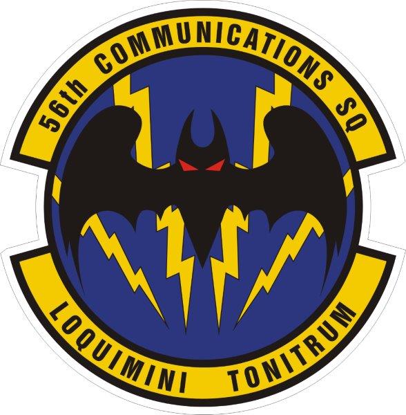 56th Communications Squad Emblem Decal