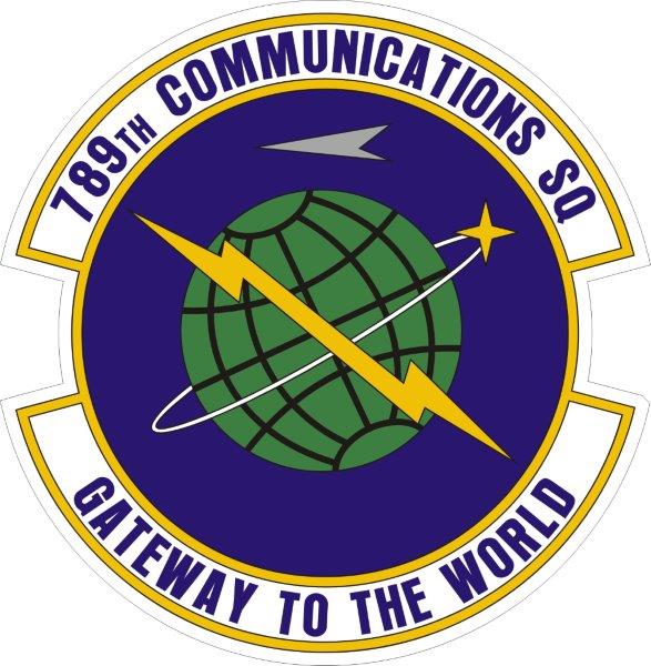 789th Communications Squad Emblem Decal