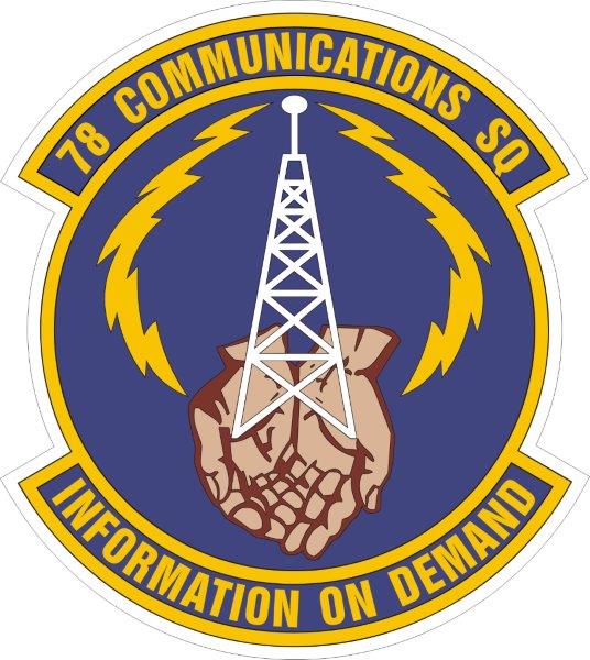 78th Communications Squad Emblem Decal