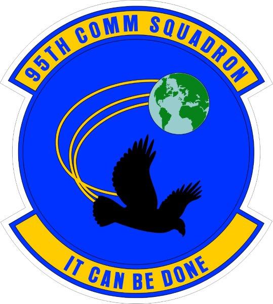 95th Communications Squad Emblem Decal