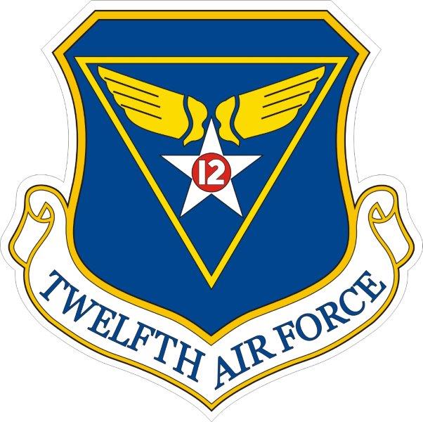 12th Air Force Emblem Decal