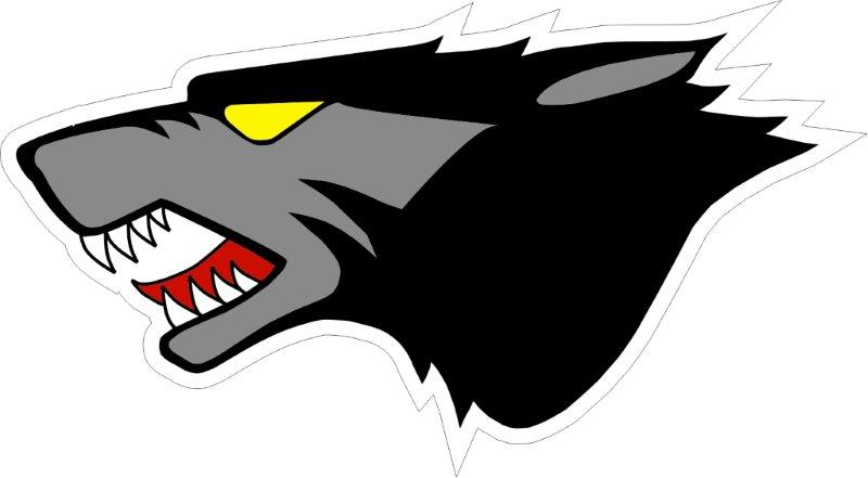 8th Fighter Wing Wolf Cranium Decal
