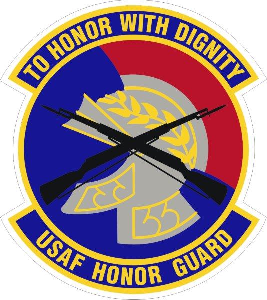 USAF Honor Guard Emblem Decal