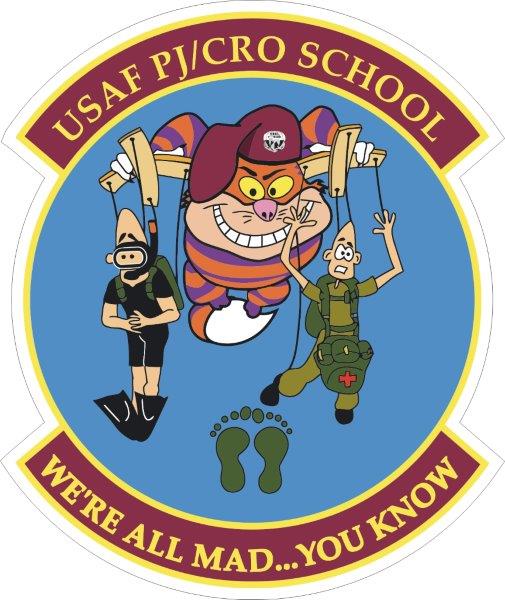 USAF PJ/CRO School Decal