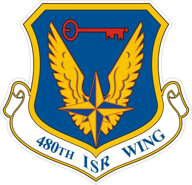 480th Intelligence Wing Emblem Decal