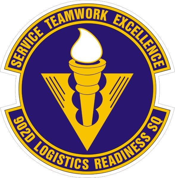 902nd Logistics Readiness Squad Emblem Decal