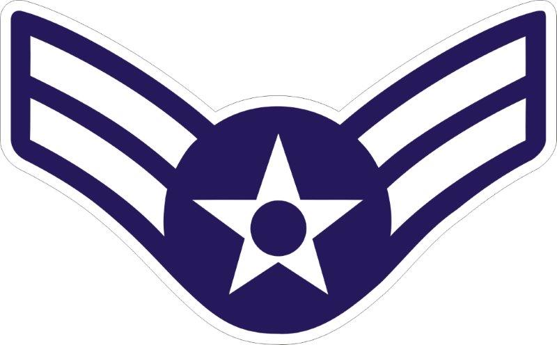 USAF Airman First Class Decal