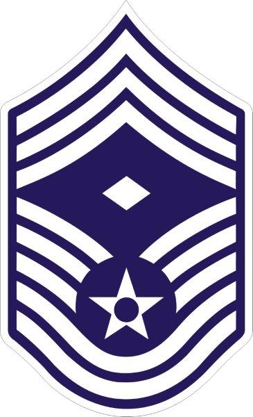 USAF Chief Master 1st Sergeant Decal