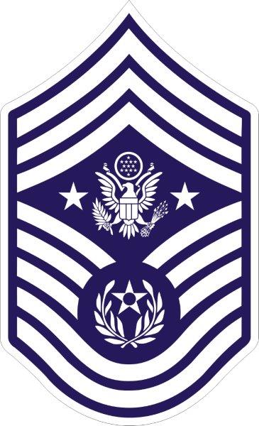USAF Chief Master Sergeant of the Air Force Decal