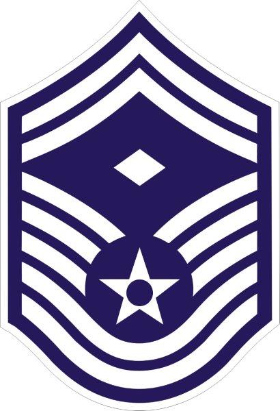 USAF Senior Master 1st Sergeant Decal