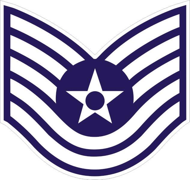 USAF Technical Sergeant Decal