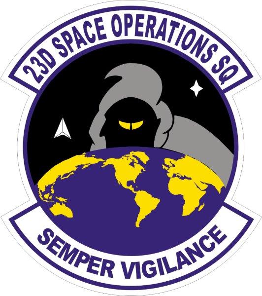 23d Space Operations Squad Decal