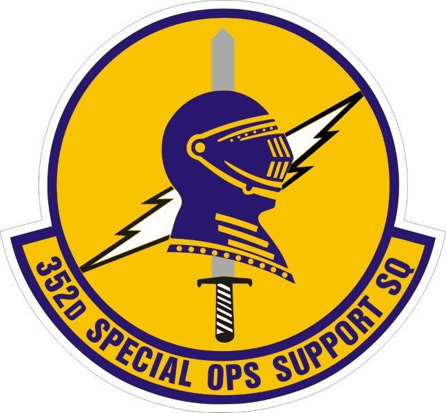 352d Special Ops Support Squad Emblem Decal
