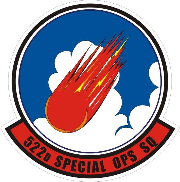 522nd Special Ops Squad Emblem Decal