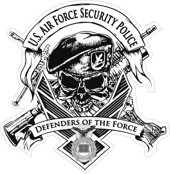 US Air Force Security Police Decal