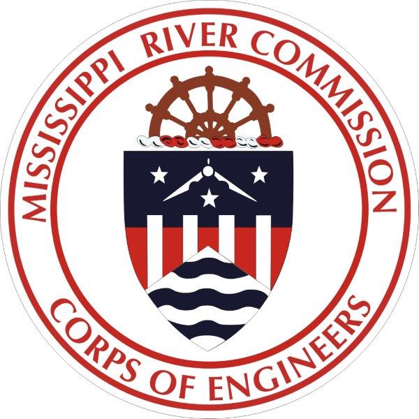 Mississippi River Commission MRC Corps of Engineers Decal