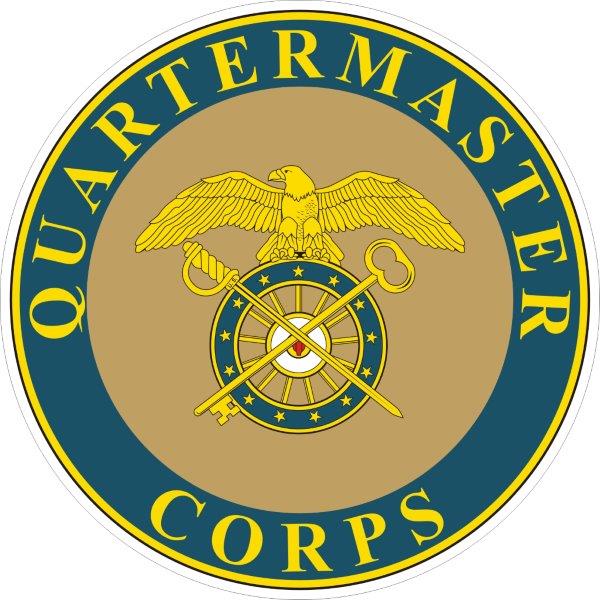 US Army Quartermaster Corps Plaque Decal