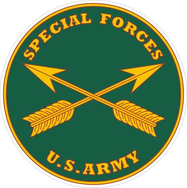 US Army Special Forces Branch Plaque Decal