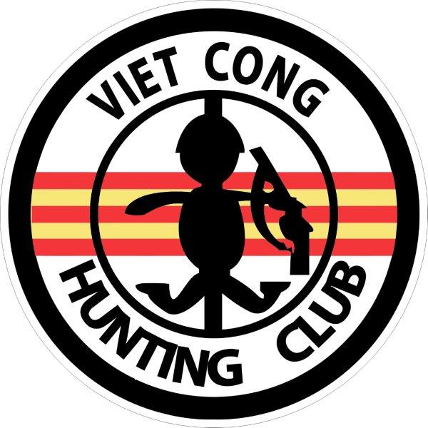Viet Cong Hunting Club Decal