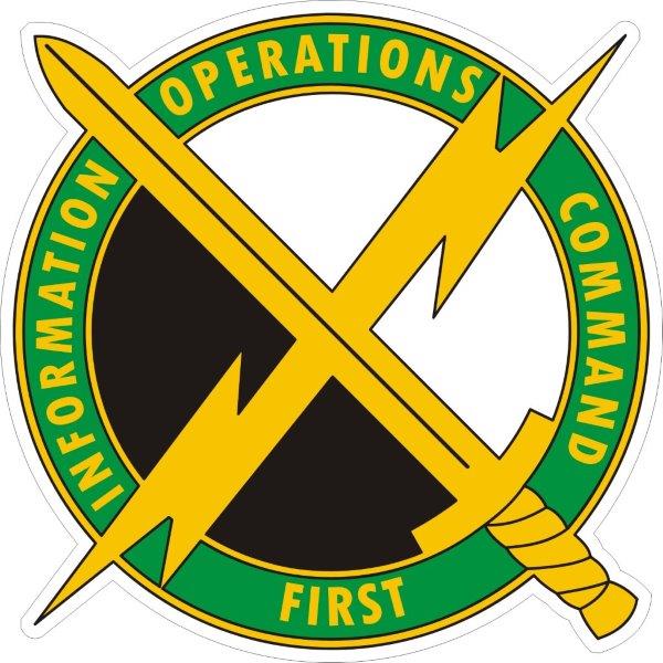 1st Information Operations Command DUI Decal