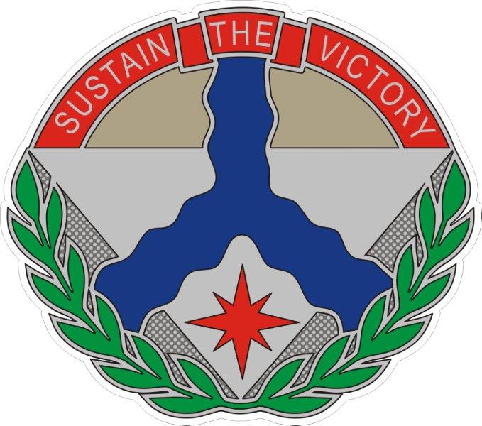 316th Sustainment Command DUI Decal